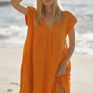 NWT Anthropologie Maeve Juliet Cotton Tiered Mini Dress Size Small